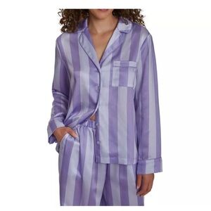 LOFT Purple Satin Pajama Set Intimates & Sleepwear